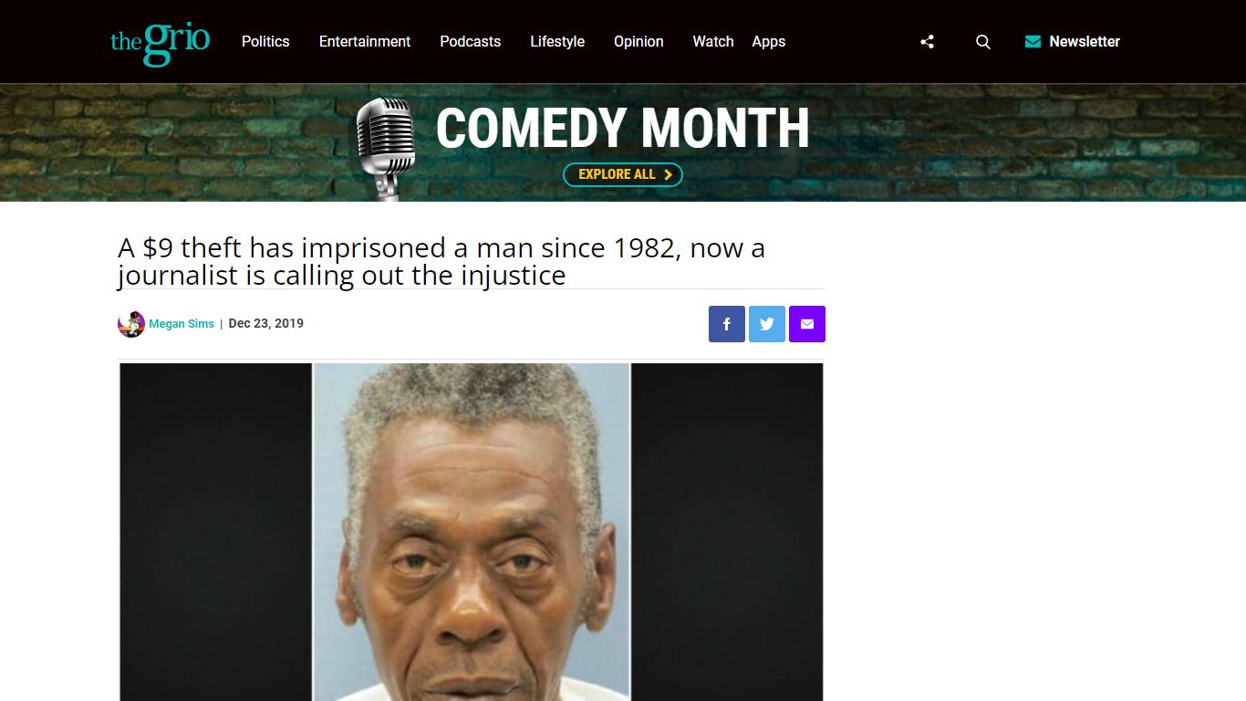 A $9 theft has imprisoned a man since 1982, now a journalist ... - TheGrio